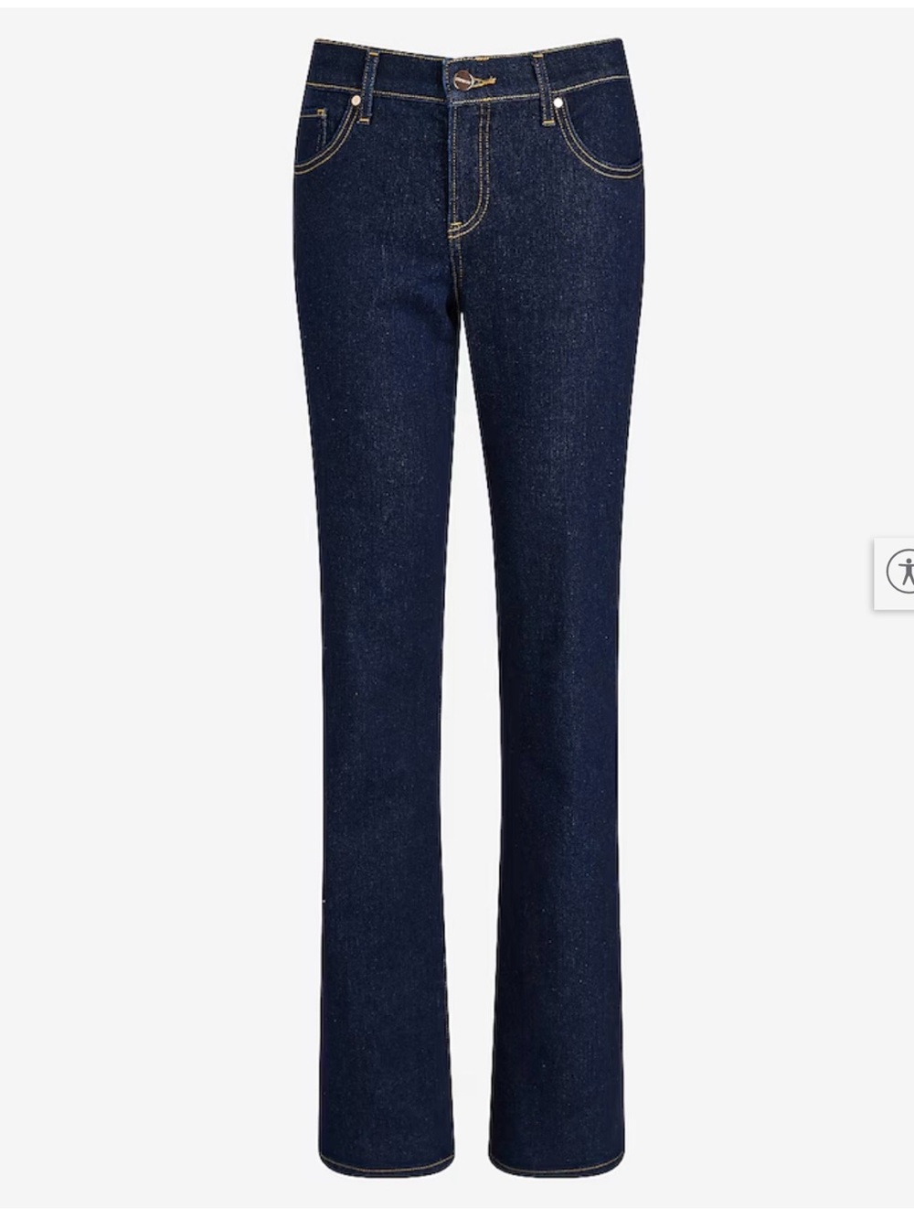 Express Mid Rise Rinse Bootcut Jeans - Picture 4 of 5